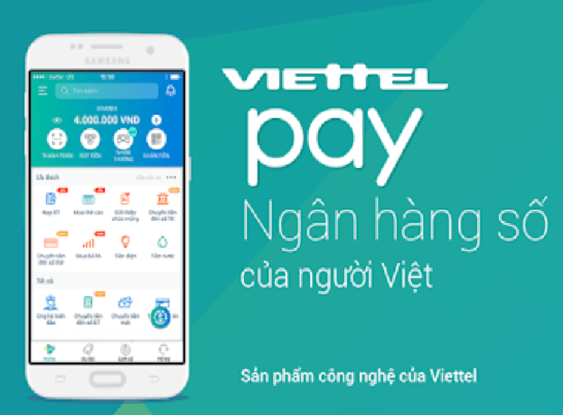 ứng dụng tạo thẻ tín dụng ảo viettelpay