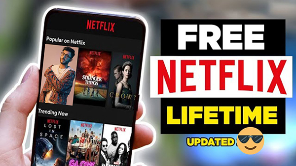 minh họa cách đăng ký netflix free trên điện thoại