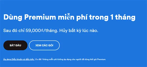 cách đăng ký spotify miễn phí 3 tháng