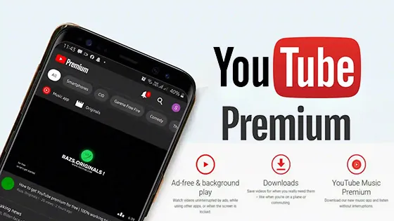 Banner tài khoản youtube premium